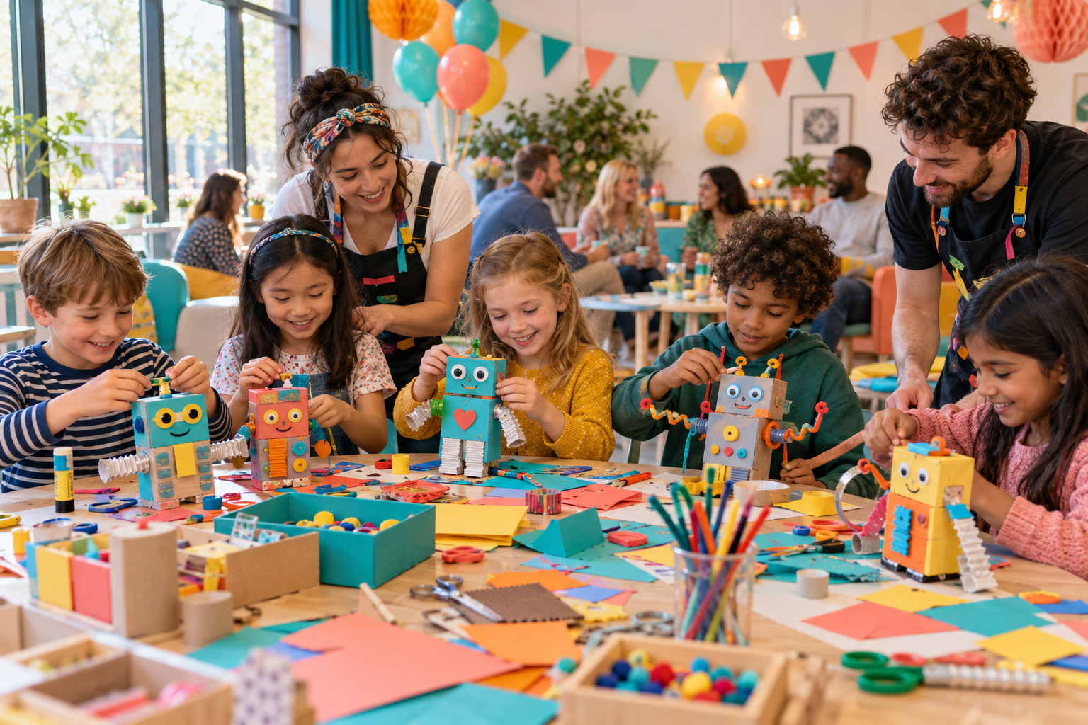 Service inspiration: Creative & Robot-Making Parties